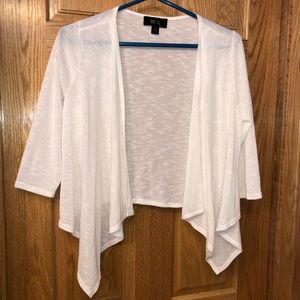 White Cropped Shrug